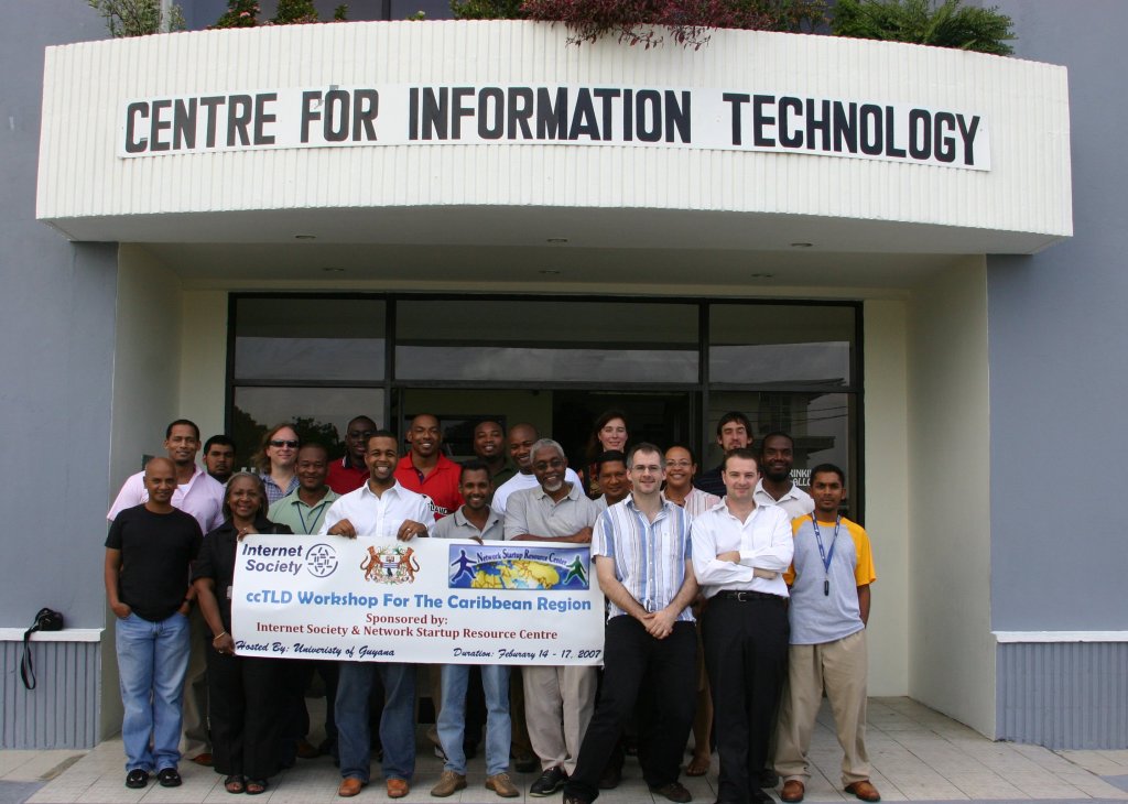 Group Photo: ccTLD Workshop: Georgetown, Guyana: Feb. 14-17, 2007